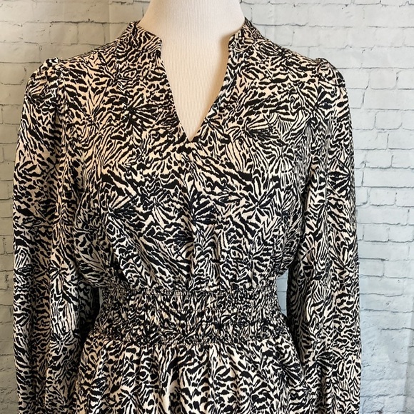 MSCH Copenhagen Annabella Long Sleeve Pockets Dress M Minimalist Scandi Girl - Picture 3 of 15